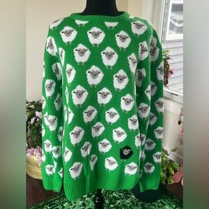NWOT Irish Sweater with Sheep Design - XL